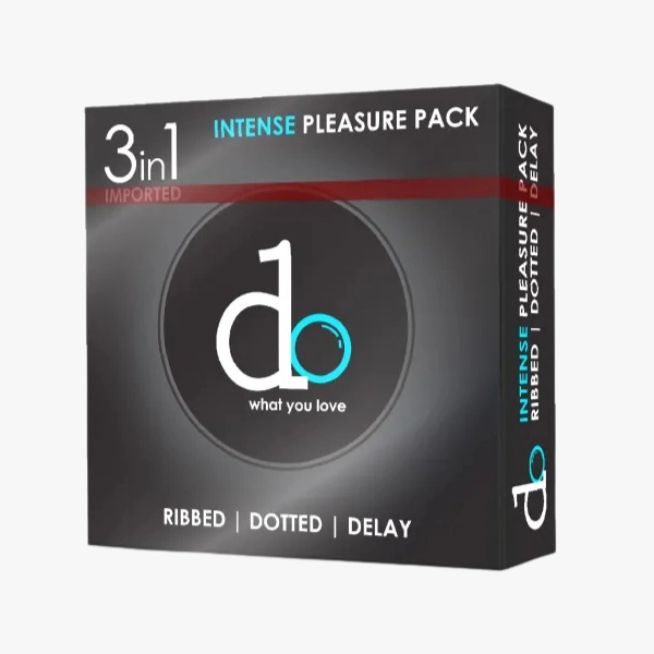 Do 3in1 Condoms (Ribbed, Dotted, Delay)