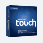 Touch Delay Condoms Blue Imported Pack Box with Long Lasting Lubricant