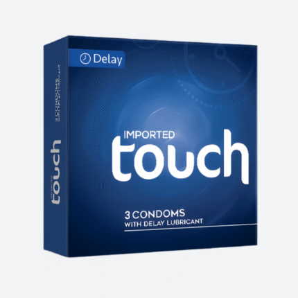 Touch Delay Condoms Blue Imported Pack Box with Long Lasting Lubricant